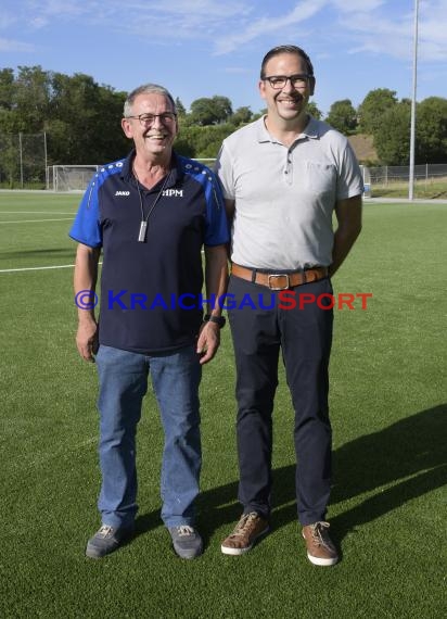 Mannschaftsfoto Saison 2019/20 Fussball Sinsheim - TSV Angelbachtal (© Kraichgausport / Loerz)